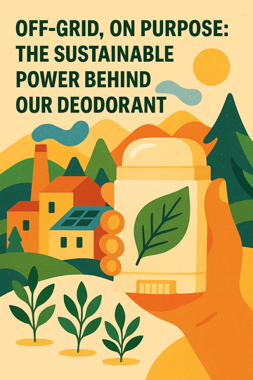Off-Grid, On Purpose: The Sustainable Power Behind Our Deodorant