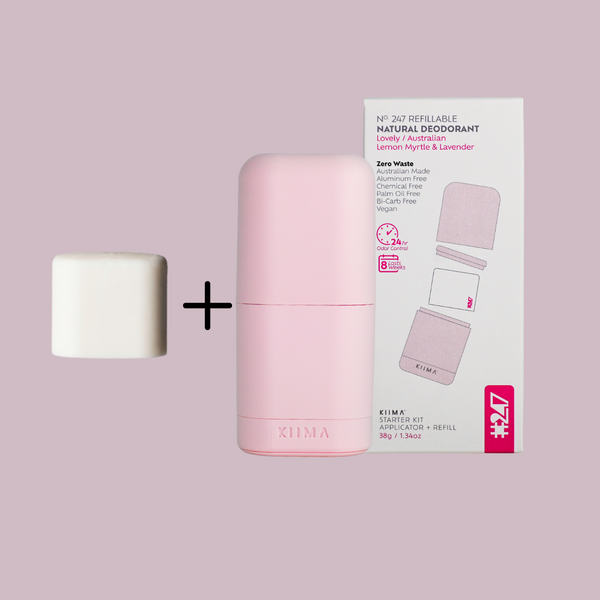 Refillable Deodorant, Lovely Starter Kit